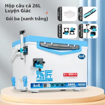 LONGWANGHEN | Hộp Câu Cá Đa Chức Năng Nhẹ Mini 26L
