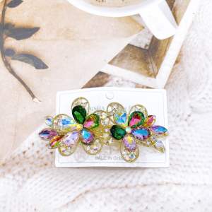 Kẹp tóc đính đá pha lê cao cấp sáng lấp lánh