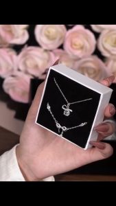S925 Bạc vòng cổ đá khảm cho phụ nữ sang trọng bạc trang sức vòng cổ bạc khảm đá cá tính nữ trang sức cao cấp trang sức bạc fumin đá quý vòng cổ bạc tế vòng cổ bạc khảm điều chỉnh đá trang sức bạc khảm vòng cổ S925 đá cá tính vòng cổ trắng tinh