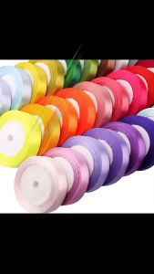 Fly.PH | 25Yards/22m/Roll 6mm/1.0cm ribbon satin ribbon decorative ribbon gift packaging Ribbon roll