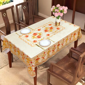 Bàn Trà PVC Chống Thấm Nước Chống Bỏng Dễ Lau Chùi Bảo Vệ Mặt Bàn Phong Cách Sang Trọng Hình Chữ Nhật Dùng Cho Gia Đình Và Khách Sạn