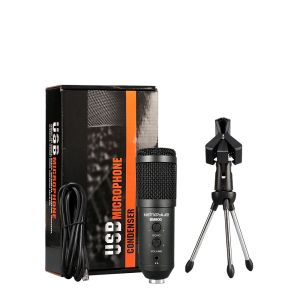 Micrô USB Cho PC/Laptop Có Chức Năng Điều Chỉnh Âm Lượng Và Âm Vang Mic Chơi Game Tụ Điện Cho Máy Tính Để Hát Thu Âm Podcast Phòng Thu