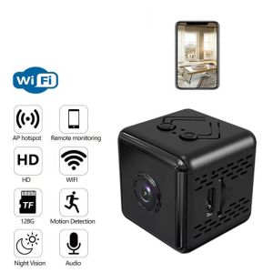 🔥FREE Shipping+COD🔥X6D 1080p Hd 4k Camera Mini Video Camera X6d Wifi Wireless Camera Hidden Cctv Security Spy Camera Voice Recorder Phone Connect