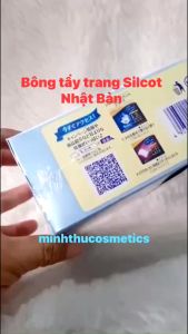 Bông Tẩy Trang Cơ Bản Silcot Velvety Touch Cotton 82 Miếng Nhật Bản