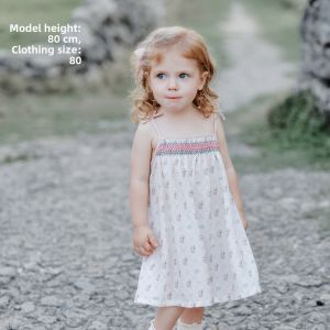 OAK FAMILY | Cool Summer Toddler Girls Linen Dress