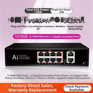 dcoma | High Power Lightning Protected Standard 48V POE Switch