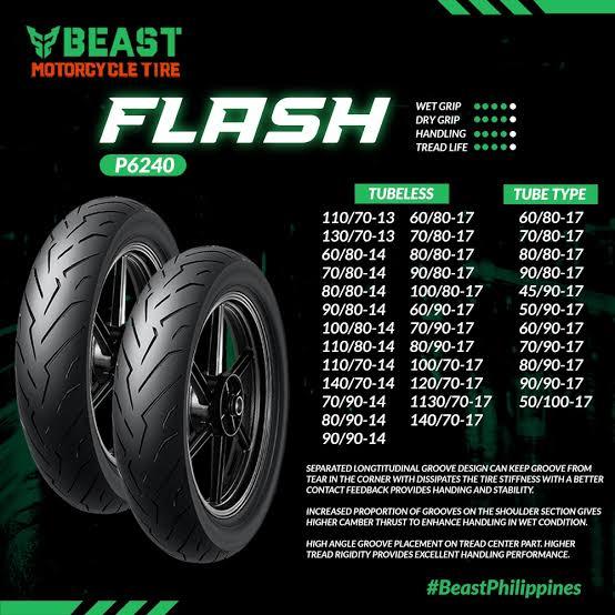 Beast Tire Flash High Quality Motorcycle Tires With Free Sealant And beast-tire-flash-high-quality-motorcycle-tires-with-free-sealant-and