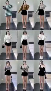 Quần Shorts nhung mịn dày dặn không bai xù mã 620 xưởng may tiến khang