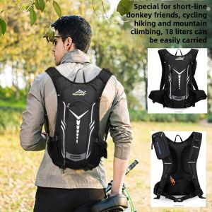 Bicycle Cycling Backpack Female Water Kettle Water Bag Package Male Outdoor Hiking Hiking Backpack Mountain Climbing Camping Running Backpack