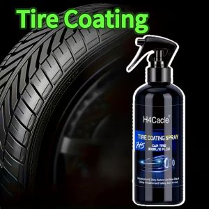 Car Coating Black Wet Look Tire Polisher Shine Dressing -Automotive Clear Coat Tire Dressing Spray Wet Tire Look Tire Glioss