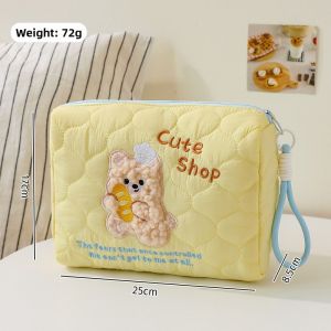MIRUIDUO | Lightweight Cute Embroidered Toiletry Bag