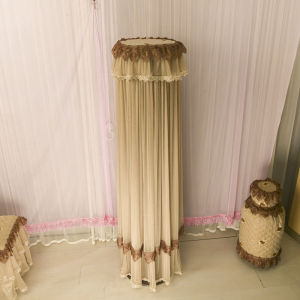 Living Room Air Conditioner Cover Full Mesh Curtain Style Dustproof Protector round Cylinder Design GeLi Cabinet Type Fabric