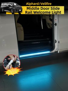 HONGSHENGBAILI | Middle Door Welcome Light Trim Body Ambient Lights Car Accessories