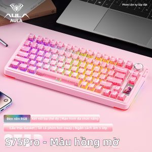 AULA | Wireless Bluetooth Gaming Mechanical Keyboard 75 Keys