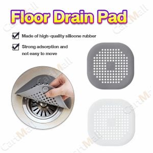 Silicone Anti Blocking Sink Floor Drain Pad Sucker Sink Strainer