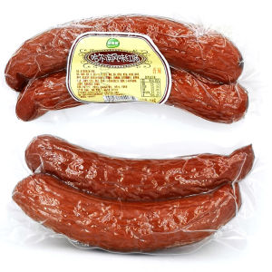 Harbin Red Sausage 220g Charcoal Grilled Fruit Wood Northeast Sausage Cured Meat Snacks Baked Sausage European Style