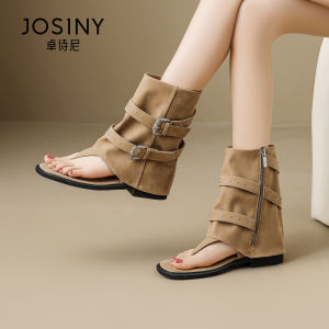 Josiny | Summer New Casual Western Boot Mid-Calf