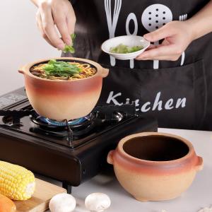 ciiemen | Heat-Resistant Flame-Proof Clay Pot Suitable for Home and Commercial Use