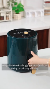 Nồi chiên không dầu 6L Bear QZG-H16R3 (AF-4H16K) | 1600W - Thiết kế 4D - 2 Tốc độ gió mềm & giòn - Bảo hành 18 tháng