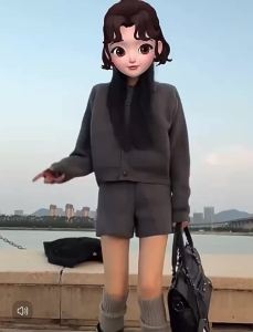 la Deep Autumn and Winter Clothes with a Complete Set polo Collar Sweater Coat Short Two-Piece Suit Korean Drama Wear Match Fall Womens Clothing