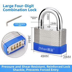 Waterproof Anti-Rust Electronic Smart Fingerprint Padlock