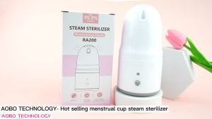 Menstrual Cup Electric Steamer Sterilizer Automatic shut off for safety
