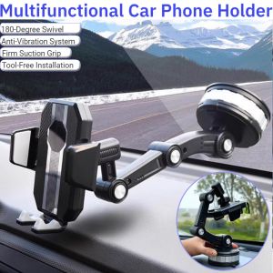 Multifunctional Car Phone Holder Car Rearview Mirror Holder Universal 1080 Degree Phone Bracket Stand