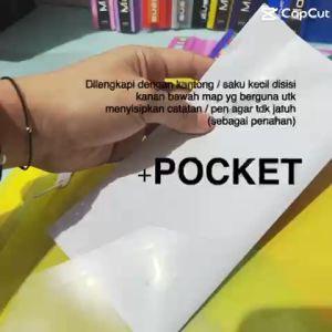 (+KANTONG) MAP BISNIS POCKET | Business File Plastik / Map Snel Hecter / Map Snel Plastik FOLIO (F4)
