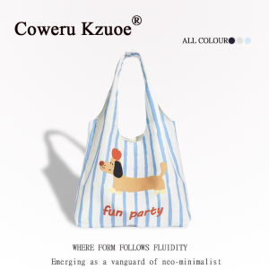 Cute INS Style Canvas Bag Large Capacity Portable