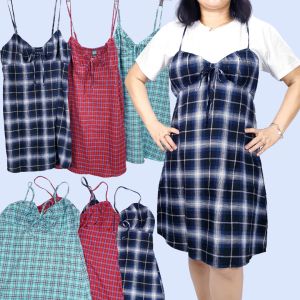 WLDR001 WILD FABLE Plaid Cami Dress Branded