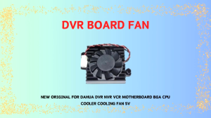 CCTV Recorder DVR NVR VCR Motherboard BGA CPU Cooler Cooling Fan 5V DC DVR BOARD FAN