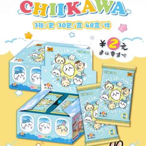 บัตรชิิกาวา บัตรหนาหรูหรา ทรงไม่สมมาตร สไตล์ชาติพันธุ์ บัตรการ์ตูนสำหรับผู้ชายและผู้หญิง อายุ 8 ปีขึ้นไป