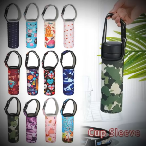 Túi Giữ Nhiệt In Hình Hoạ Tiết Có Quai Xách Tiện Lợi Cho Bình Đựng Nước 500 Ml M1554