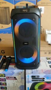 SKG ลำโพงบลูทูธ ขนาดยักษ์ พกพา 6.5นิ้ว x2ดอก ไมค์ลอย=2ตัว แสงสีวิบวับ เปลี่ยนโหมดไฟได้ 40W RMS. รุ่น KG-049 ลำโพงพกพา สีดำ Skg ลำโพง - Lazada