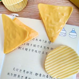 Kẹp giấy kẹp miệng túi hình miếng Snack dễ thương kẹp tóc mái cute cho nữ E1366