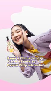 LOVILLEA Happy Hype Parfum Body Mist 100ml || Chillin Sunday || Poppin Party || Catchin Sunshine || Teens Parfume