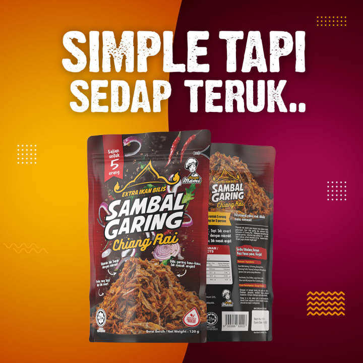 SAMBAL GARING IKAN BILIS CHIANG RAI/IKAN BILIS GARING PEDAS | Lazada