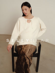SELLYNEAR | Áo Len Dài Tay Cho Bầu Mùa Đông Có Nút Ếch Handmade