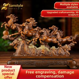 sanstyle | Lucky Fortune Horse Ornament Home Decor