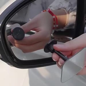 Gương Chiếu Hậu Điểm Mù Lồi HD Hình Vuông 360 Độ Góc Rộng Có Thể Điều Chỉnh Gương Phụ Trợ Đỗ Xe Cho Ô Tô