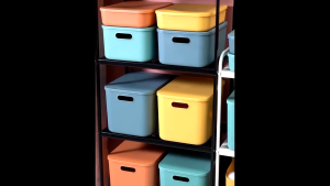MAXONIC KOREAN STYLE COLOUR MULTIPURPOSE STORAGE BOX | MODERN & MINIMALIST HOME ORGANISER | TOY BOX | CONTAINER