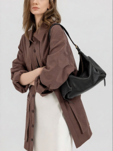 VANESSA HOGAN | Celebrity Favorite Leather Hobo Bag Medium