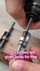 【Free Screws】 Anti-drop Screws Position Spring Drill Bit - Screw Retaining Tool for Woodworking