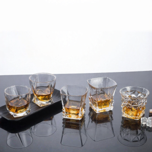 Whiskey Twisted Dancing Glass For Ice Cocktail