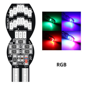 KEVANLY | 4pcs CANBUS No Error T10 W5W LED Bulb 30SMD 3014 Chips For DRL Car Interior Dome Door Map Trunk License Plate Lights 12V White