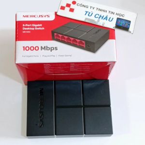 Bộ chia mạng Switch Mercusys 5 Port Gigabit 10/100/1000Mbps (MS105G)