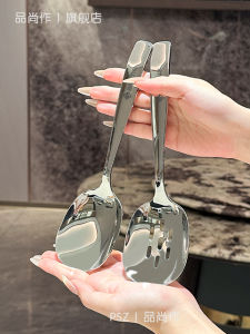 Thìa Chia Cơm Bằng Thép Không Gỉ 316 Dài Tay Cầm Dùng Tại Nhà Dùng Tại Khách Sạn Thìa Ăn Thìa Chia Thức Ăn Thìa Ăn