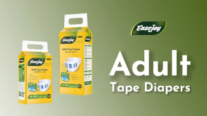 【1 Pack/Month】Adult Diapers with Extra Wide Flaps Max Absorbency & Leak-Proof – Large Value Pack