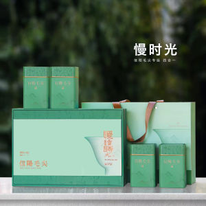 Hộp Đựng Trà Phong Cách Trung Hoa Mới Hộp Quà Tặng Rỗng Hộp Đựng Trà Hộp Đựng Trà Hoa Tchoutoung Kiểu Dáng Truyền Thống