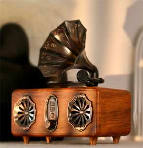 Loa Bluetooth Retro Cao Cấp 10W Âm Thanh Nổi Kép Với Đài FM - Ý Tưởng Quà Tặng Sinh Nhật Giáng Sinh Halloween